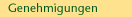 Genehmigungen